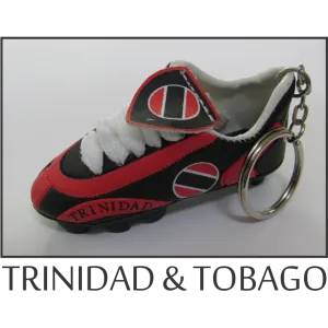 Trinidad_Tobago Mini Soccer Shoe Key Chain