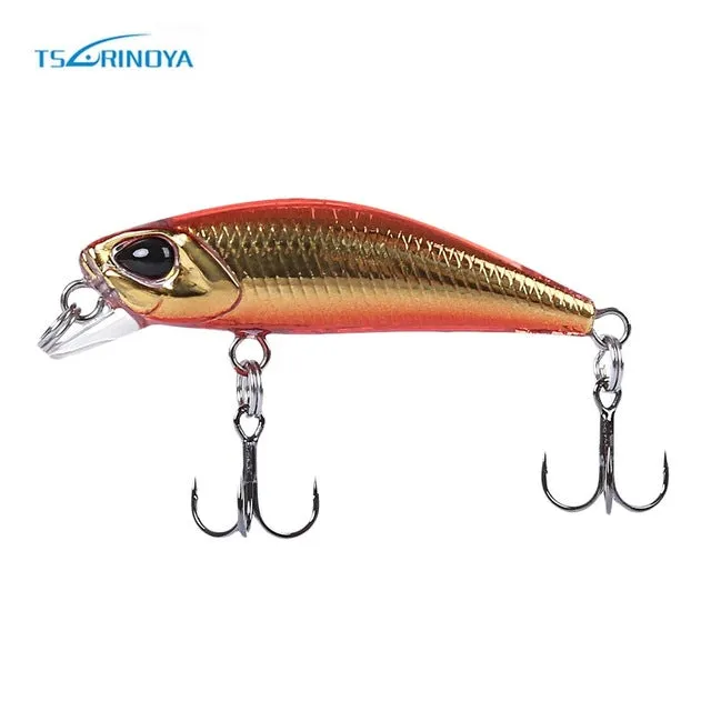 TSURINOYA DW29 Outdoor 42MM Fishing Lure Soft Baits  Hard Fishing Lure Crank Bait 10 Colors Fish Lures 3D Eyes Lures