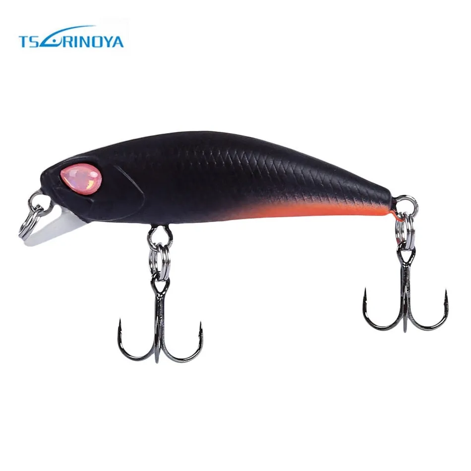 TSURINOYA DW29 Outdoor 42MM Fishing Lure Soft Baits  Hard Fishing Lure Crank Bait 10 Colors Fish Lures 3D Eyes Lures