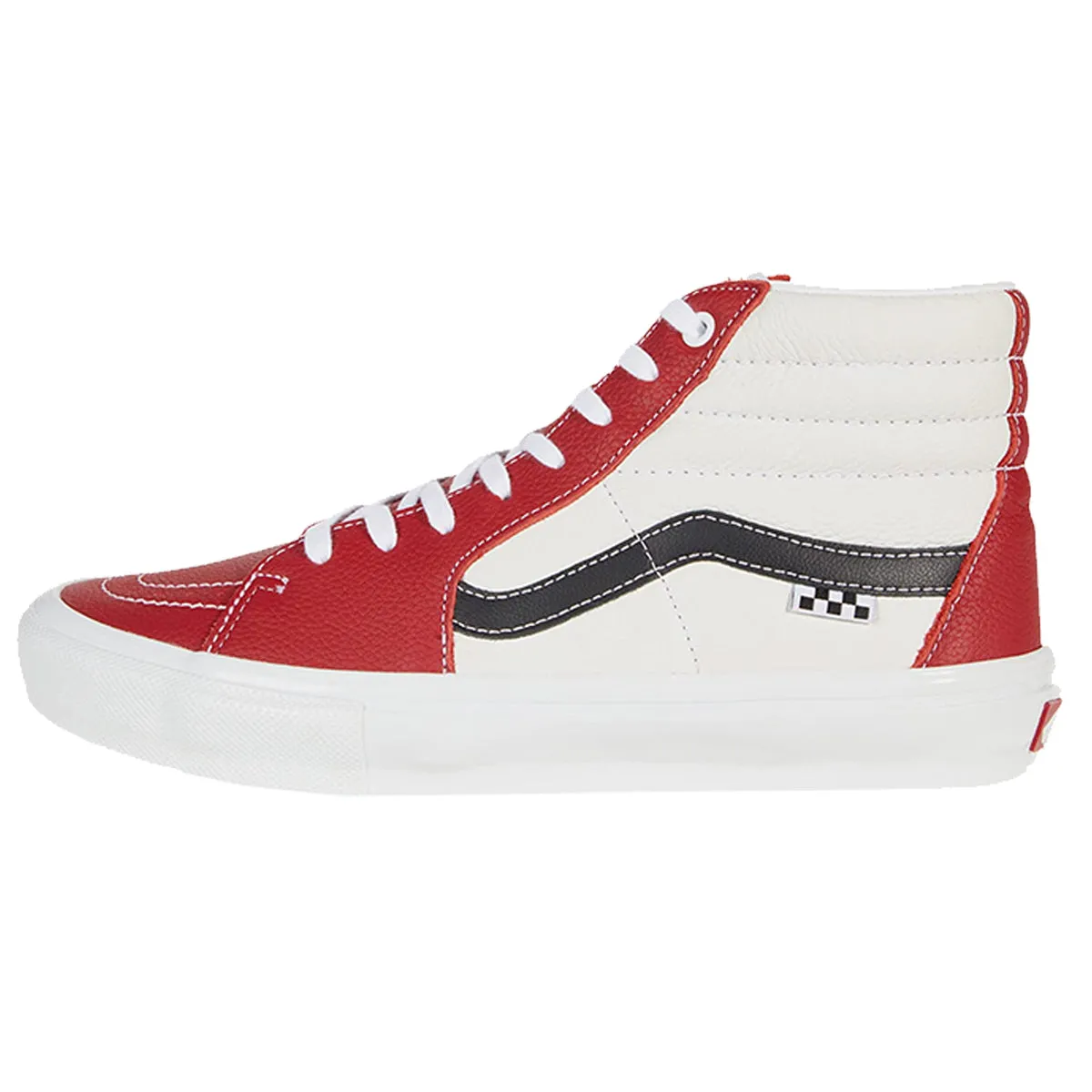 Vans Skate Sk8-Hi Sport Leather - Chilli Pepper/White