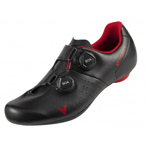 VITTORIA VELOCE CYCLING SHOES BLACK/RED