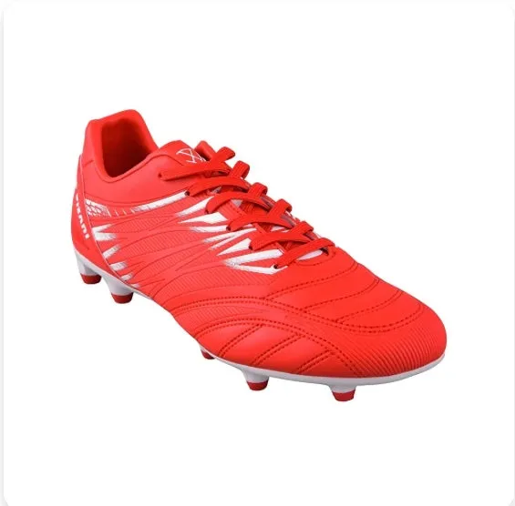 VIZARI Valencia Firm Ground Soccer Shoes -Red/White VZSE93405M