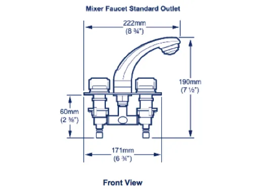 Whale Elegance Mixer Faucet - Hot & Cold