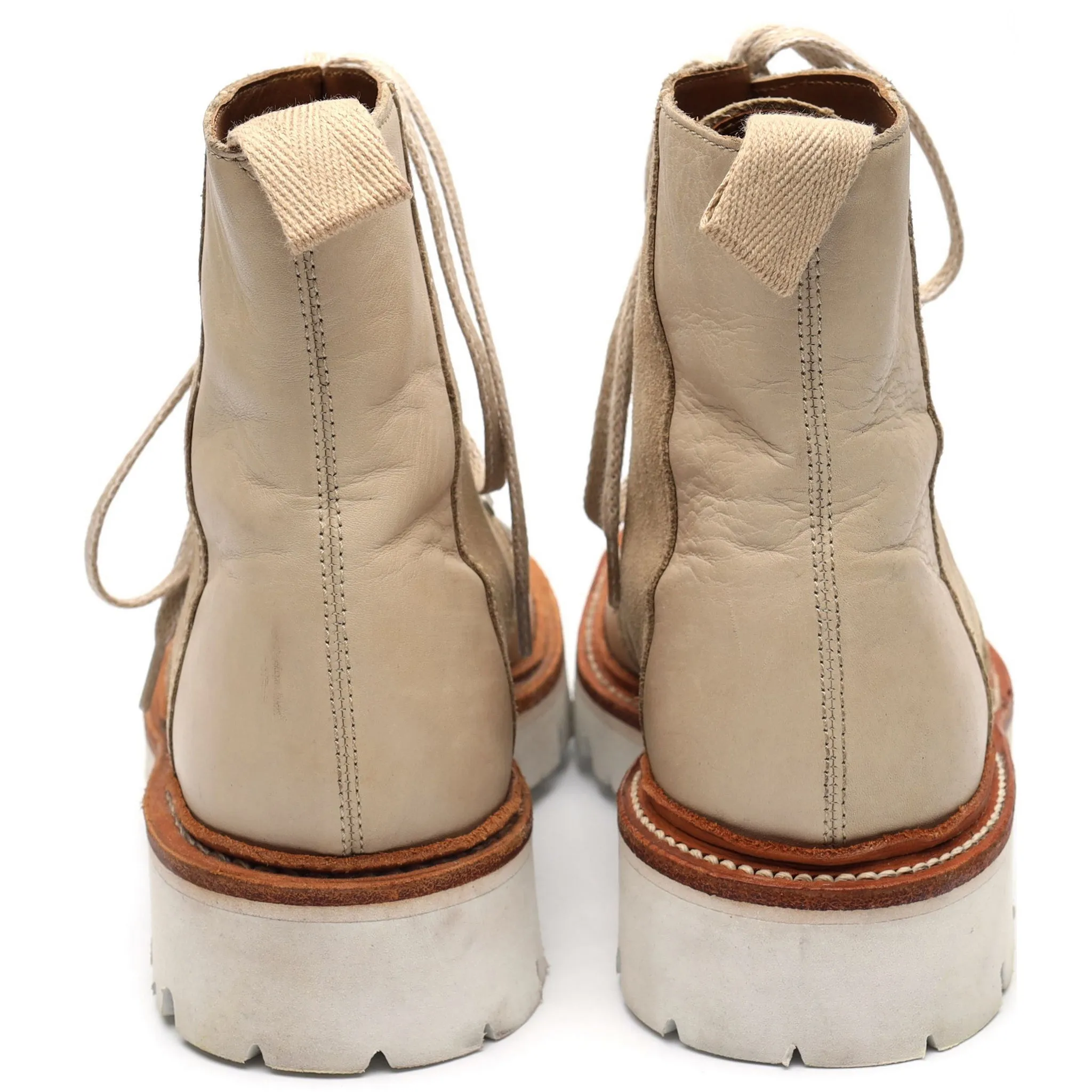 Women's 'Nanette' Beige Suede Hiker Boots UK 3