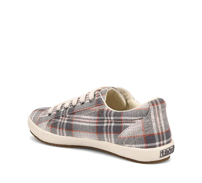 Womens Taos Star Print Grey Plaid