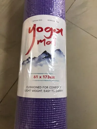 Yoga Mat - 61 CM x 173 CM, Two Colors, Comfortable, Soft, Light Weight, Easy To Clean - LE0051