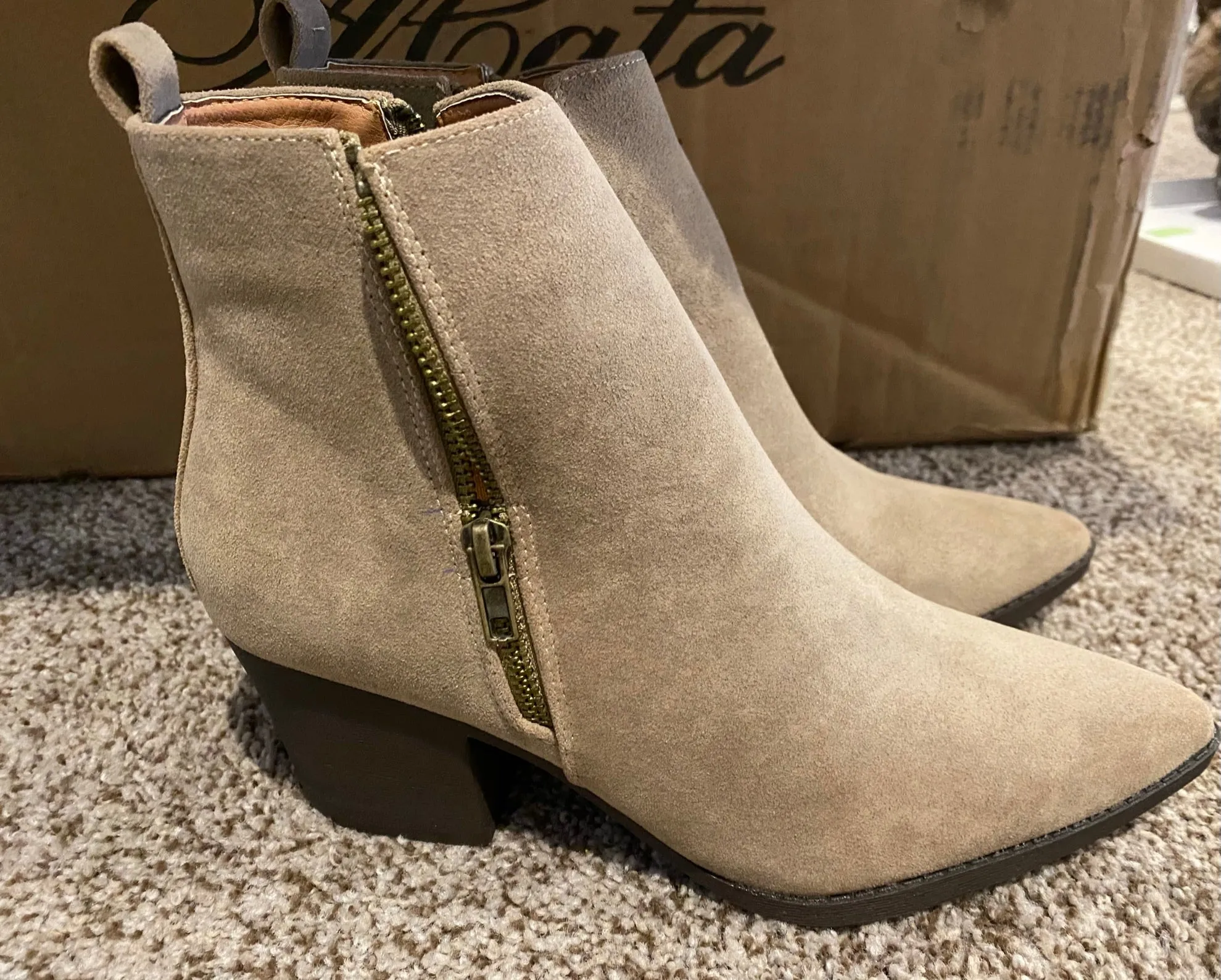 Zipper Ankle booties