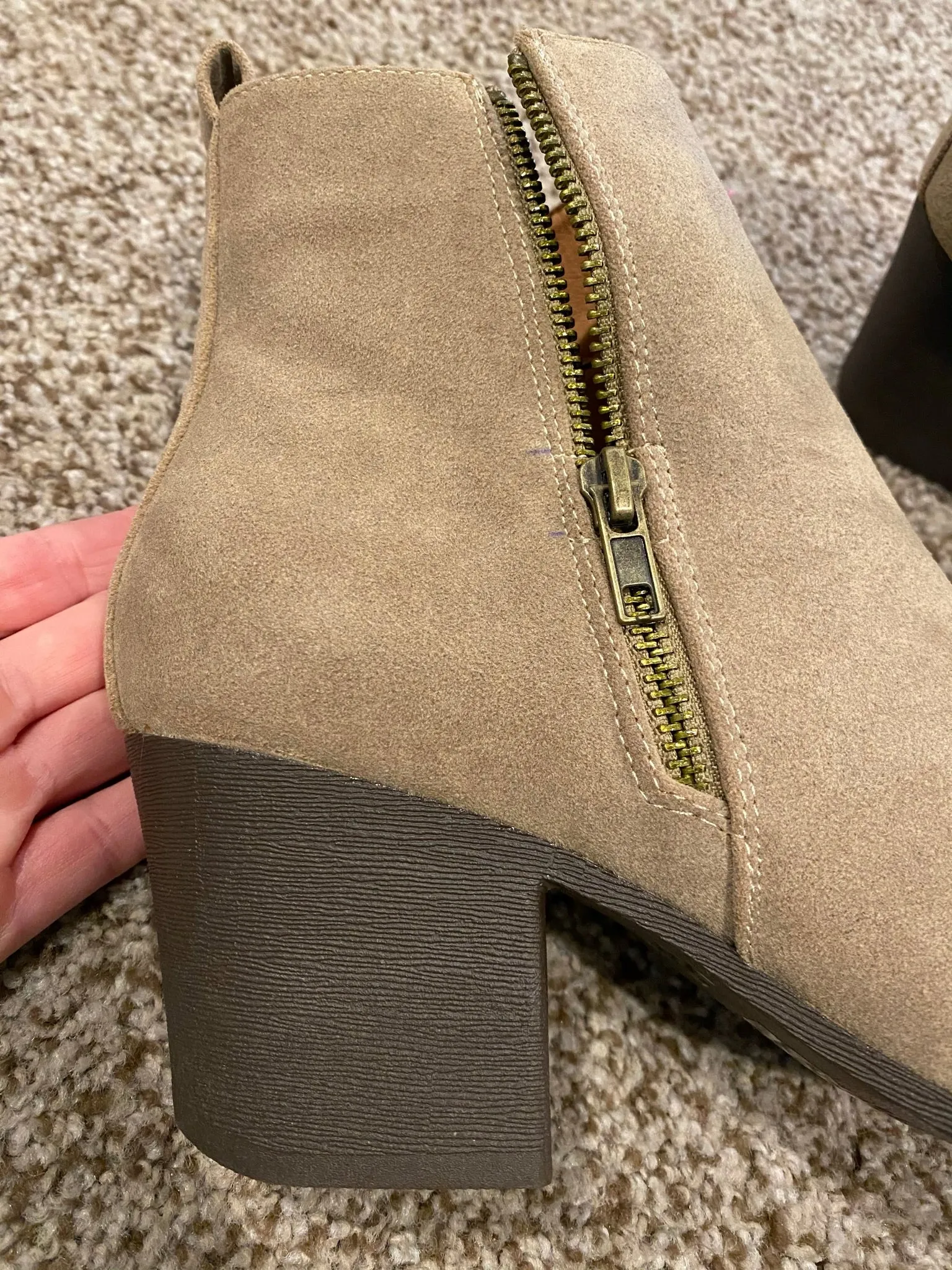 Zipper Ankle booties